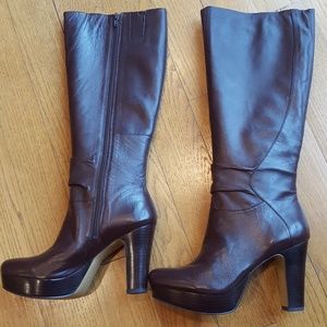 NWT Nine West Brown Leather Boots